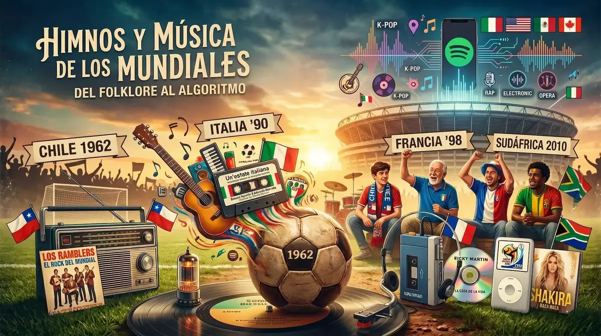 El soundtrack de la cancha: Cómo la música de los Mundiales pasó del folklore local al algoritmo global