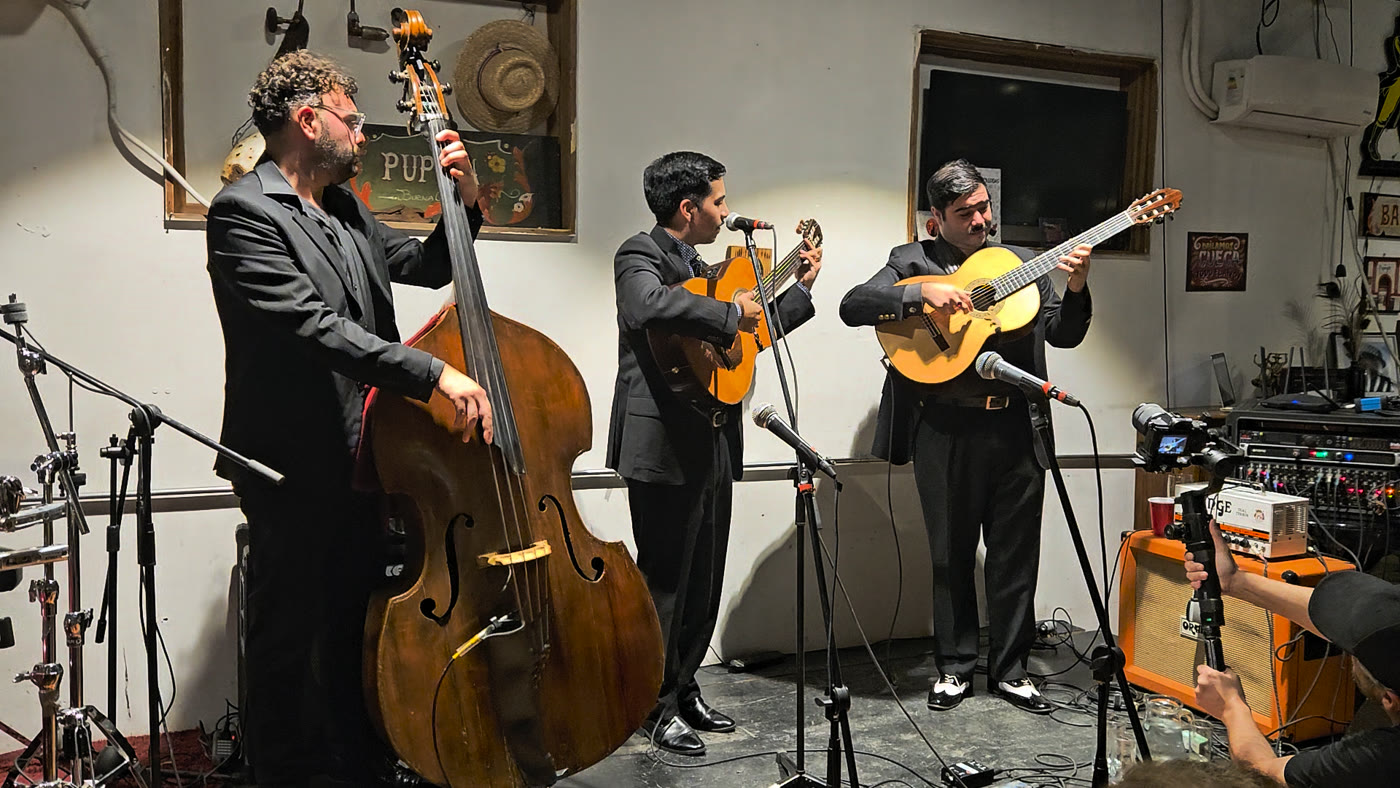 Claudio Constanzo en el cuarto aniversario de Paneo Army